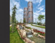 مجمع في الجانب الاوروبي من اسطنبول لديه رؤية بانورامية على البحر والبحيرة. - 15