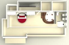 للبيع فيلا بمساحة واسعة و أثاث فاخر في كالكان تركيا - 10