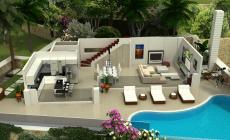 للبيع فيلا بمساحة واسعة و أثاث فاخر في كالكان تركيا - 11